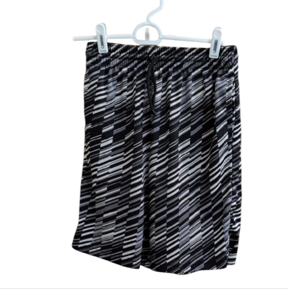 Children's Place Sport Black And White Shorts Large